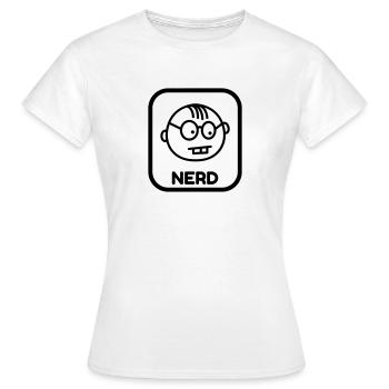 Geek Game Gaming Nerd Gamer Computer Joueur - Women's T-Shirt - white - Front - AI Model Female 172 dark (172cm)