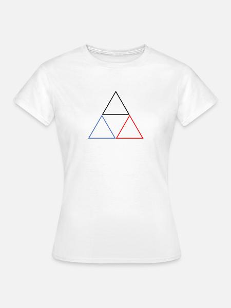 Dreieck - Frauen T-Shirt - Weiß