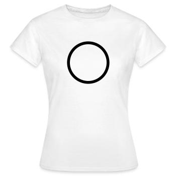 Cercle - T-shirt Femme - blanc - Devant - AI Model Female 172 dark (172cm)