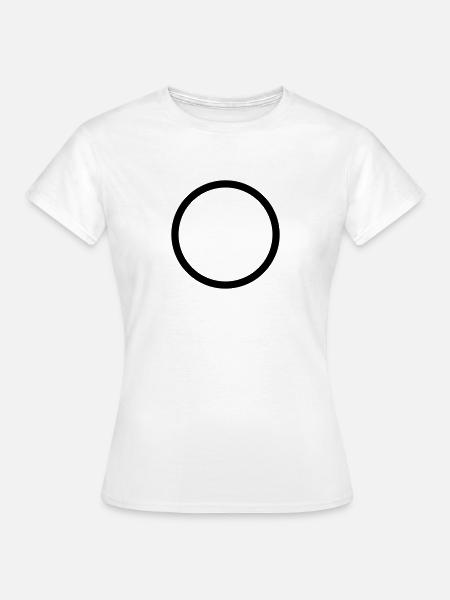 Kreis - Frauen T-Shirt - Weiß