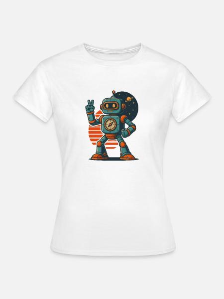 AI Peace - Frauen T-Shirt - Weiß