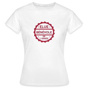 Freiwilliger / humanitären / Verein / freiwillige - Frauen T-Shirt - Weiß - Vorne - AI Model Female 172 dark (172cm)