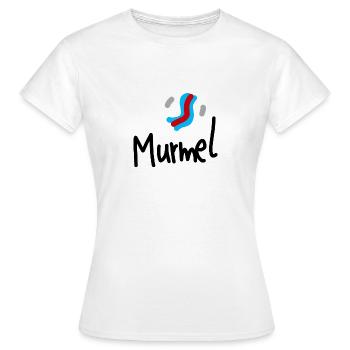 Murmel - Frauen T-Shirt - Weiß - Vorne - AI Model Female 172 dark (172cm)