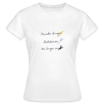 Epic - T-shirt Femme - blanc - Devant - AI Model Female 172 dark (172cm)