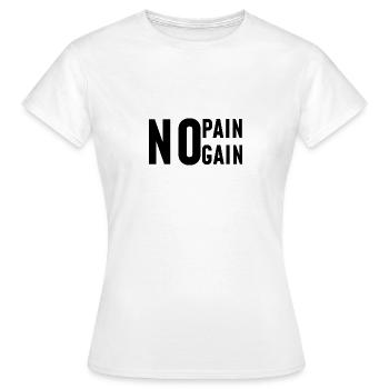 Ohne Fleiß kein Preis - Frauen T-Shirt - Weiß - Vorne - AI Model Female 172 dark (172cm)