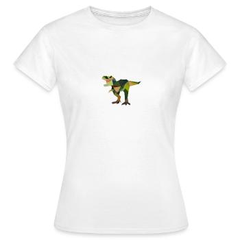 Dinosaures - T-shirt Femme - blanc - Devant - AI Model Female 172 dark (172cm)