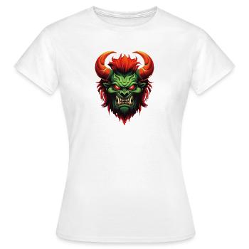 Böse Kreatur - Frauen T-Shirt - Weiß - Vorne - AI Model Female 172 dark (172cm)