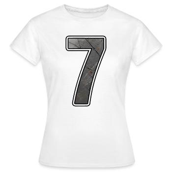 Rostiges Sieben Metalltextur - Frauen T-Shirt - Weiß - Vorne - AI Model Female 172 dark (172cm)