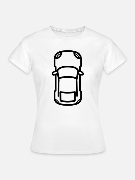 Auto - Frauen T-Shirt - Weiß