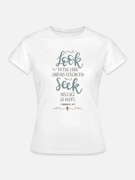 Suche seine Kraft - Frauen T-Shirt - Weiß