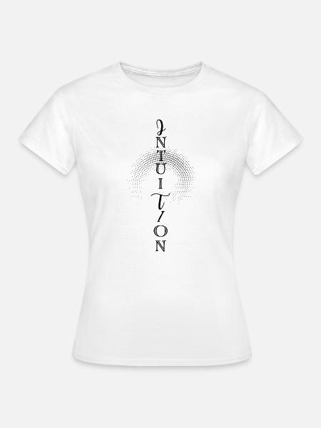 INTUITION – Dein innerer Kompass - Frauen T-Shirt - Weiß