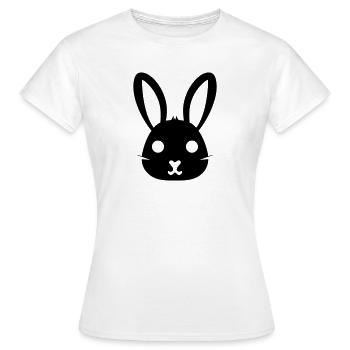 lapin - T-shirt Femme - blanc - Devant - AI Model Female 172 dark (172cm)