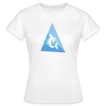 Mythical Creatures Aquarium - Women's T-Shirt - white - Front - AI Model Female 172 dark (172cm)