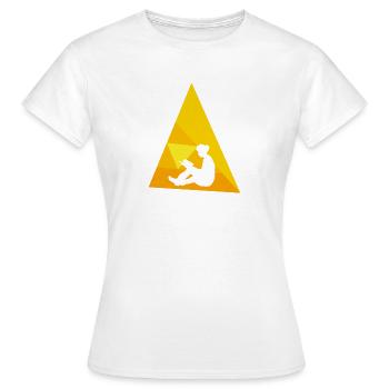 Bookworm Education Auteur - T-shirt Femme - blanc - Devant - AI Model Female 172 dark (172cm)