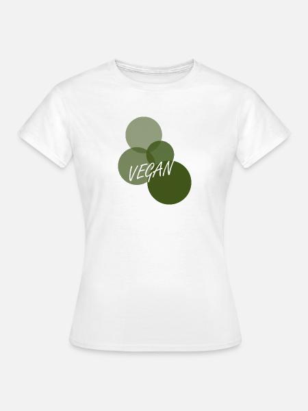 Vegan Speise Bio - Frauen T-Shirt - Weiß