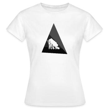 Ferris Wheel Funfair Marquee - Women's T-Shirt - white - Front - AI Model Female 172 dark (172cm)