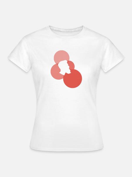 Schnurrbart Bart Baertig - Frauen T-Shirt - Weiß