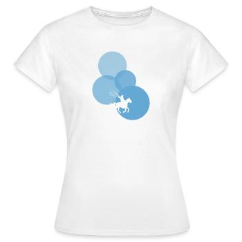 Western Rider Sheriff - Women's T-Shirt - white - Front - AI Model Female 172 dark (172cm)