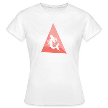 Aileron de marina de lamantin - T-shirt Femme - blanc - Devant - AI Model Female 172 dark (172cm)