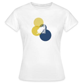 Riesenrad Lukas Festzelt - Frauen T-Shirt - Weiß - Vorne - AI Model Female 172 dark (172cm)