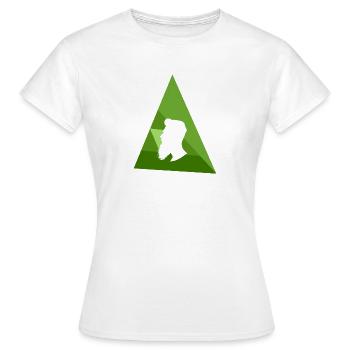 Beard Hipster - Women's T-Shirt - white - Front - AI Model Female 172 dark (172cm)