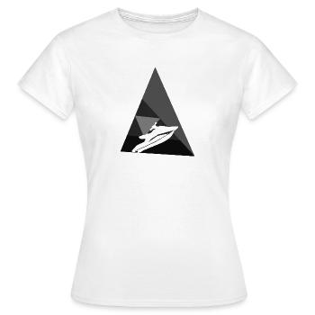 Sports nautiques Wakeskate - T-shirt Femme - blanc - Devant - AI Model Female 172 dark (172cm)