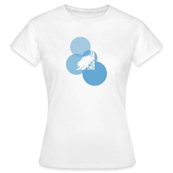 Riesenrad Lukas - Frauen T-Shirt - Weiß - Vorne - AI Model Female 172 dark (172cm)