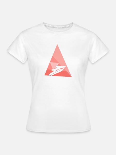 Wasserski Motorboot - Frauen T-Shirt - Weiß