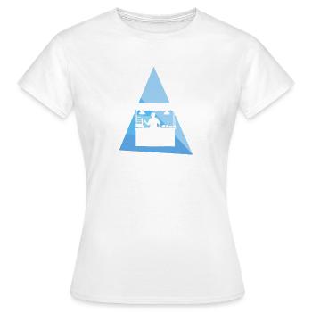 Burgers de restauration rapide - T-shirt Femme - blanc - Devant - AI Model Female 172 dark (172cm)