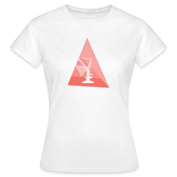 Grive, constructeur de chantier - T-shirt Femme - blanc - Devant - AI Model Female 172 dark (172cm)