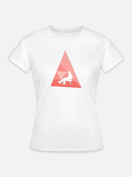 Fischer Angelrute Sportfischer - Frauen T-Shirt - Weiß