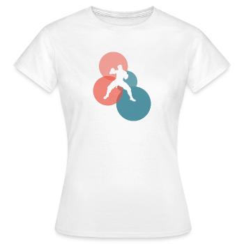 Arts Martiaux Mixtes Capoeira Judo - T-shirt Femme - blanc - Devant - AI Model Female 172 dark (172cm)
