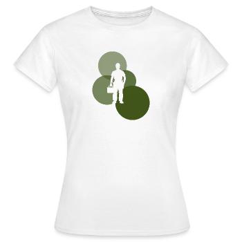 Tournevis outil - T-shirt Femme - blanc - Devant - AI Model Female 172 dark (172cm)