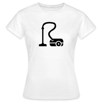 Aspirateur - T-shirt Femme - blanc - Devant - AI Model Female 172 dark (172cm)