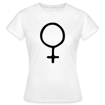 Weiblich - Frauen T-Shirt - Weiß - Vorne - AI Model Female 172 dark (172cm)