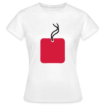 etiquette vierge6 - T-shirt Femme - blanc - Devant - AI Model Female 172 dark (172cm)