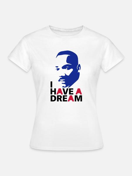 MARTIN LUTHER KING - Women's T-Shirt - white