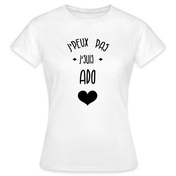 Teenager / Jugendliche / Jugendlicher / Kind - Frauen T-Shirt - Weiß - Vorne - AI Model Female 172 dark (172cm)