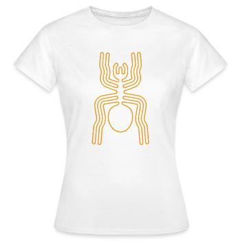 Araignée Nazca - T-shirt Femme - blanc - Devant - AI Model Female 172 dark (172cm)