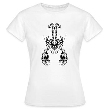 Lobster Tribal Tattoo - Women's T-Shirt - white - Front - AI Model Female 172 dark (172cm)