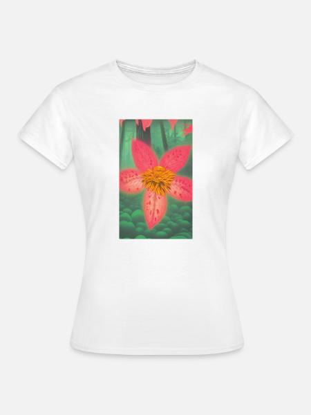 Fantasieblume Bidens triplinervia - Frauen T-Shirt - Weiß