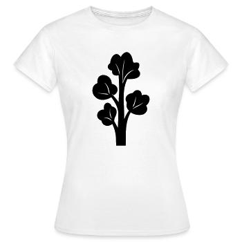 Brokkoli - Frauen T-Shirt - Weiß - Vorne - AI Model Female 172 dark (172cm)