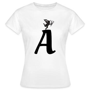A - T-shirt Femme - blanc - Devant - AI Model Female 172 dark (172cm)