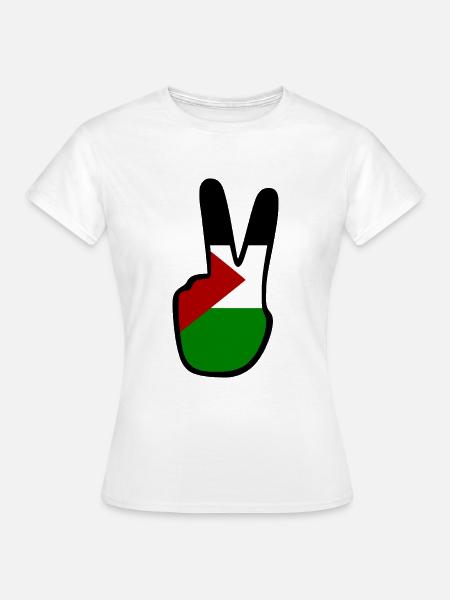 Free palestine - Frauen T-Shirt - Weiß