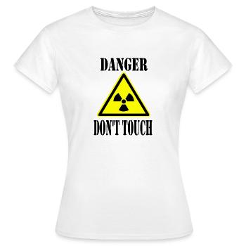 danger - T-shirt Femme - blanc - Devant - AI Model Female 172 dark (172cm)