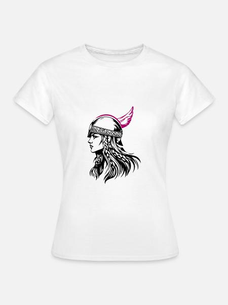 Valkyrie guerrière viking - T-shirt Femme - blanc