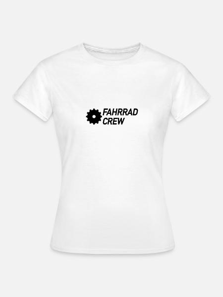 Fahrrad Crew - Frauen T-Shirt - Weiß