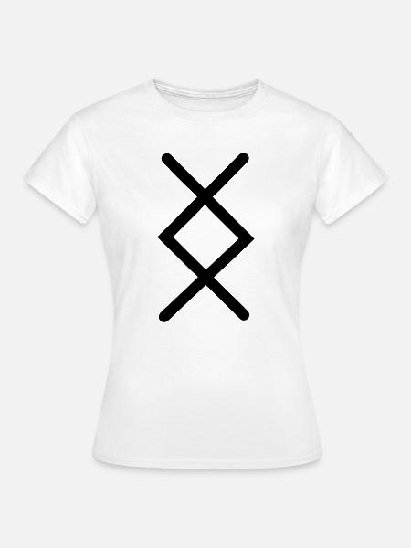 Ingwaz Fruchtbarkeit - Frauen T-Shirt - Weiß