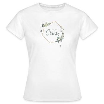 Party Crew - JGA Junggesellenabschied Frauen - Frauen T-Shirt - Weiß - Vorne - AI Model Female 172 dark (172cm)