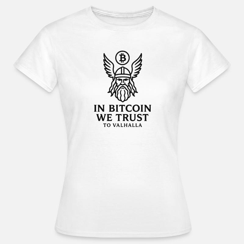 Bitcoin Valhalla - Women's T-Shirt - white